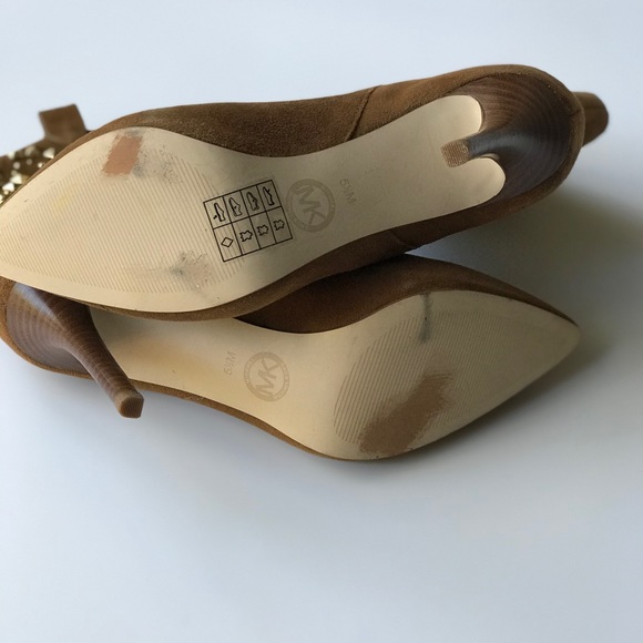 Michael Kors Reena Studded Suede Ankle Boot - Picture 8 of 9